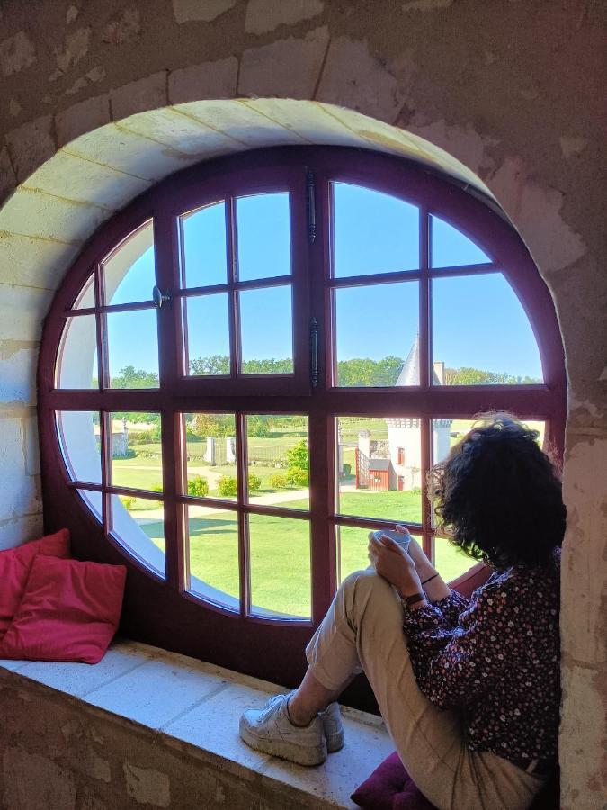 Chambres D'Hotes Au Chateau De Gizeux Esterno foto