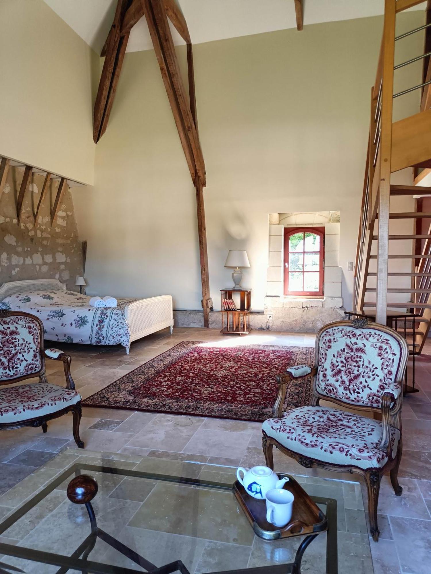Chambres D'Hotes Au Chateau De Gizeux Esterno foto